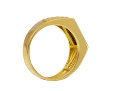Bague homme en or 18 carats – Bague en or 750 pour homme - 243837