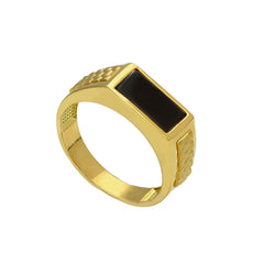 Bague homme en or 18 carats – Bague en or 750 pour homme - 243837