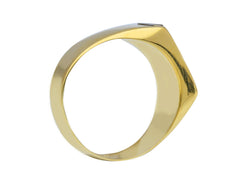 Bague homme en or 18 carats – Bague en or 750 pour homme - 262425