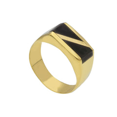 Bague homme en or 18 carats – Bague en or 750 pour homme - 262425