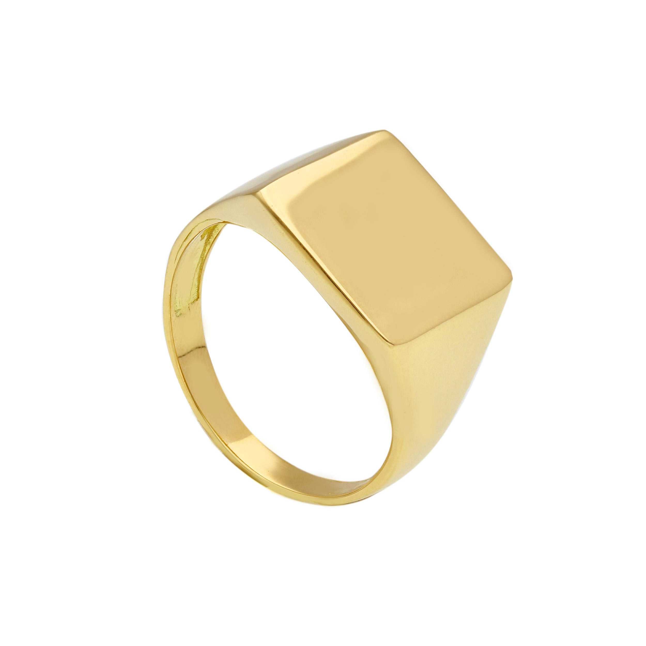 Herrenring in Gelbgold - 18 Karat Gold Rring für Männer - 263885