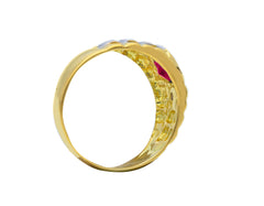 Bague homme en or 18 carats – Bague en or 750 pour homme - 274750