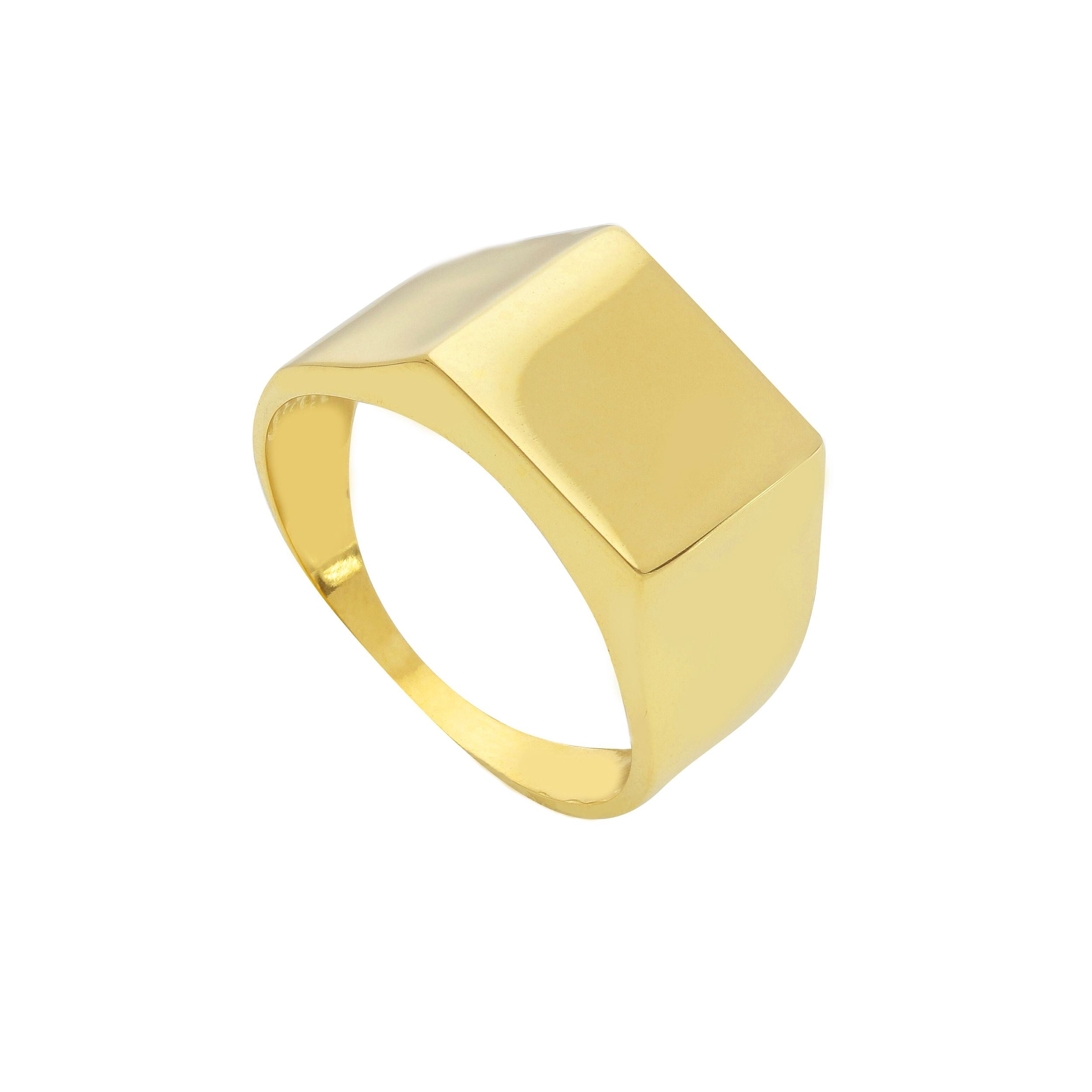 Herrenring 18 Karat Gold – 750 Goldring für Männer - 279462