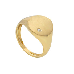 Herrenring 18 Karat Gold – 750 Goldring für Männer - 281017