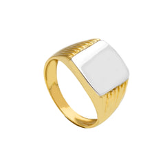 Herrenring 18 Karat Gold – 750 Goldring für Männer - 283542