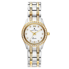 Jacques du Manoir Royal Damen-Armbanduhr – Zweifarbiger Edelstahl, Weisses Zifferblatt - BAG.04