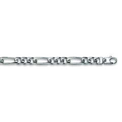 Klassisches Figaro Armband aus Silber 925 weiss - 6274.00151/1900