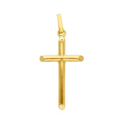 Pendentif croix en or jaune 18 carats – élégant et intemporel - 112797