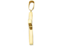 Pendentif croix en or jaune 18 carats – élégant et intemporel - 153411