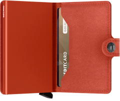 Portefeuille Miniwallet Original Orange de Secrid avec gravure - M-Orange