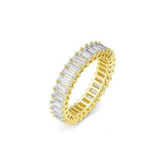 Bague diamant de laboratoire Memoire Baguette – élégante bague avec diamants de laboratoire - 41063070