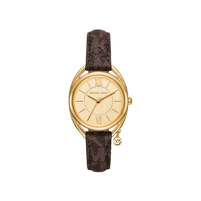 Michael Kors Leia Damenuhr Gold/Braun 33 mm – MK7679