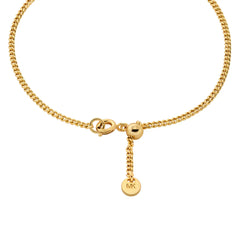 Michael Kors Kors MK Damen Armband aus vergoldetem Messing Bicolor mit Zirkonia – MKJ8577931