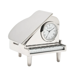 Miniaturuhr PIANO silber - 26-0315