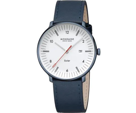 Mondaine Doppio Solar Blue Ø 41 Herrenuhr - MLE.41910.LQV