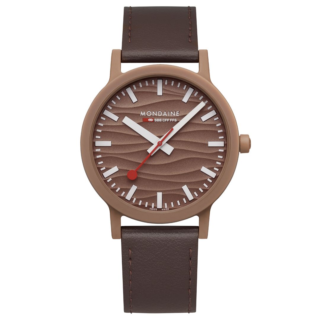 Mondaine essence Mocha Mousse Limited Edition Unisexuhr - MS1.41170.LTV