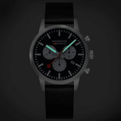 Mondaine NEO Chronograph 41 MM Herrenuhr - MSD.41420.LBV