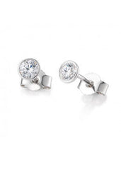 14 Karat und 18 Karat Ohrstecker Zarge 0,10 -2.00 ct. - 01837020