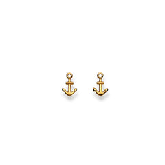 Ohrstecker Einzel Anker – 750 Gelbgold, poliert - 1163.02246/0003