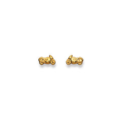 Ohrstecker Einzel Motorrad – 750 Gelbgold, poliert - 1163.02247/0003