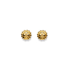 Ohrstecker Einzel Sonne – 750 Gelbgold, poliert - 1163.02739/0001