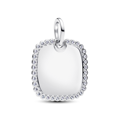 Pandora Anhänger Silber gravierbar mit Zirkonia - 394009C01