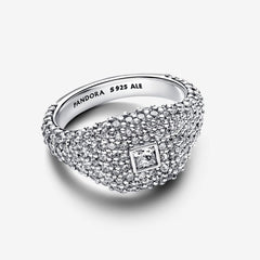 Pandora Damenring - Pavé-Quadrat Cocktailring - 193556C01