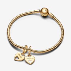 Pandora Doppeltes Herz Charm-Anhänger - 769187C01