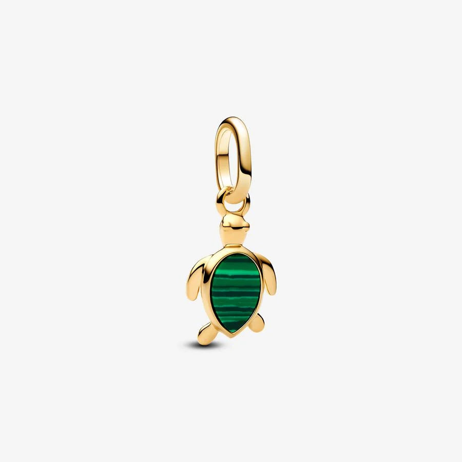 Pandora Grüne Schildkröte Mini-Charm-Anhänger - 763823C01