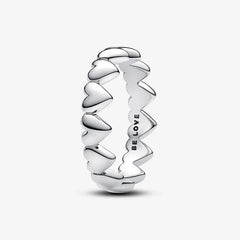 Pandora Reihe von Herzen Ring - 193427C00