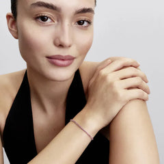 Pandora Rosafarbenes Kleines Tennisarmband - 593927C02