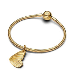 Pandora Schmetterlingsflügel-Anhänger mit Plakette und Gravurmöglichkeit - 364015C00