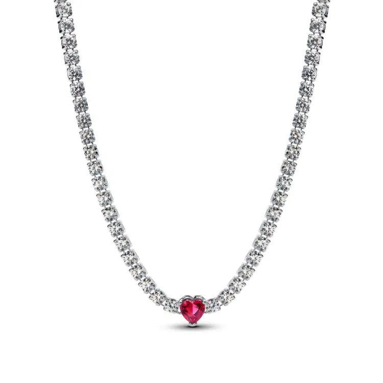 Pandora Strahlenkranz Herz Choker - 393549C01