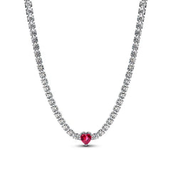 Pandora Strahlenkranz Herz Choker - 393549C01