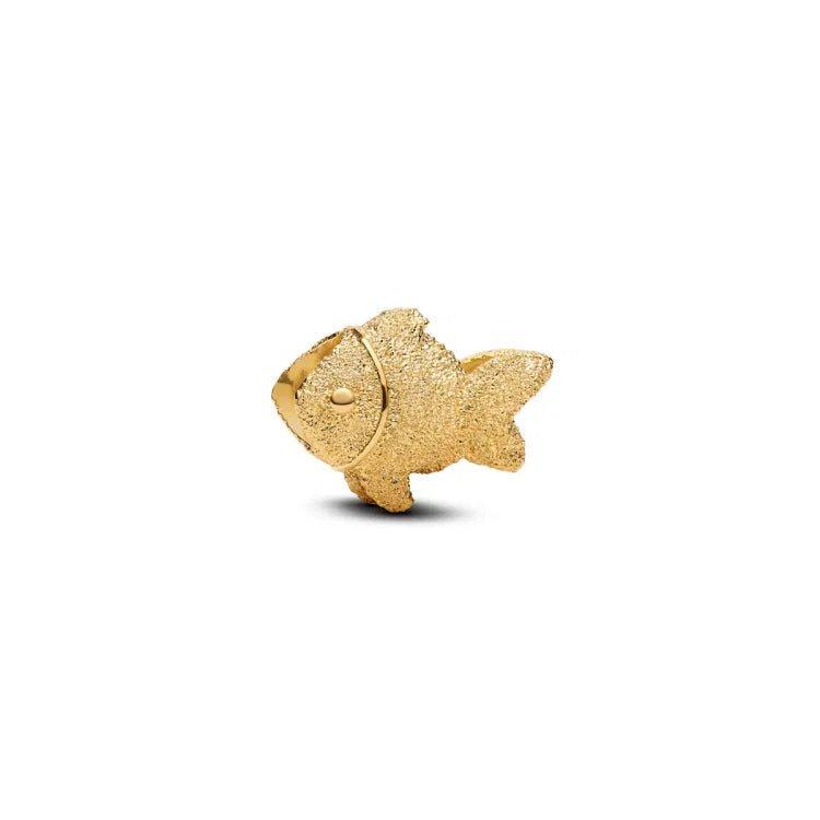 Pandora Strukturierter Fisch Mini Charm - 764522C00