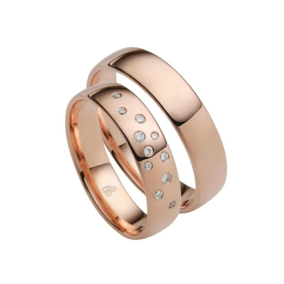 Rauschmayer First Individuell Love - Trauringe mit 11 Brillanten - 05706