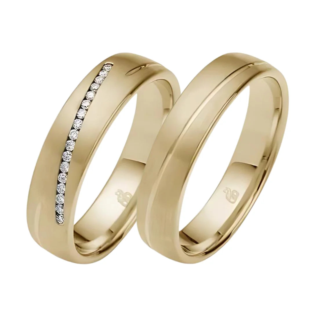 Rauschmayer More Stones 5th Trauringe mit 17 Brillanten - 05677