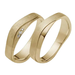 Rauschmayer Trauringe mit 3 Brillanten 0,02 ct. - 05690