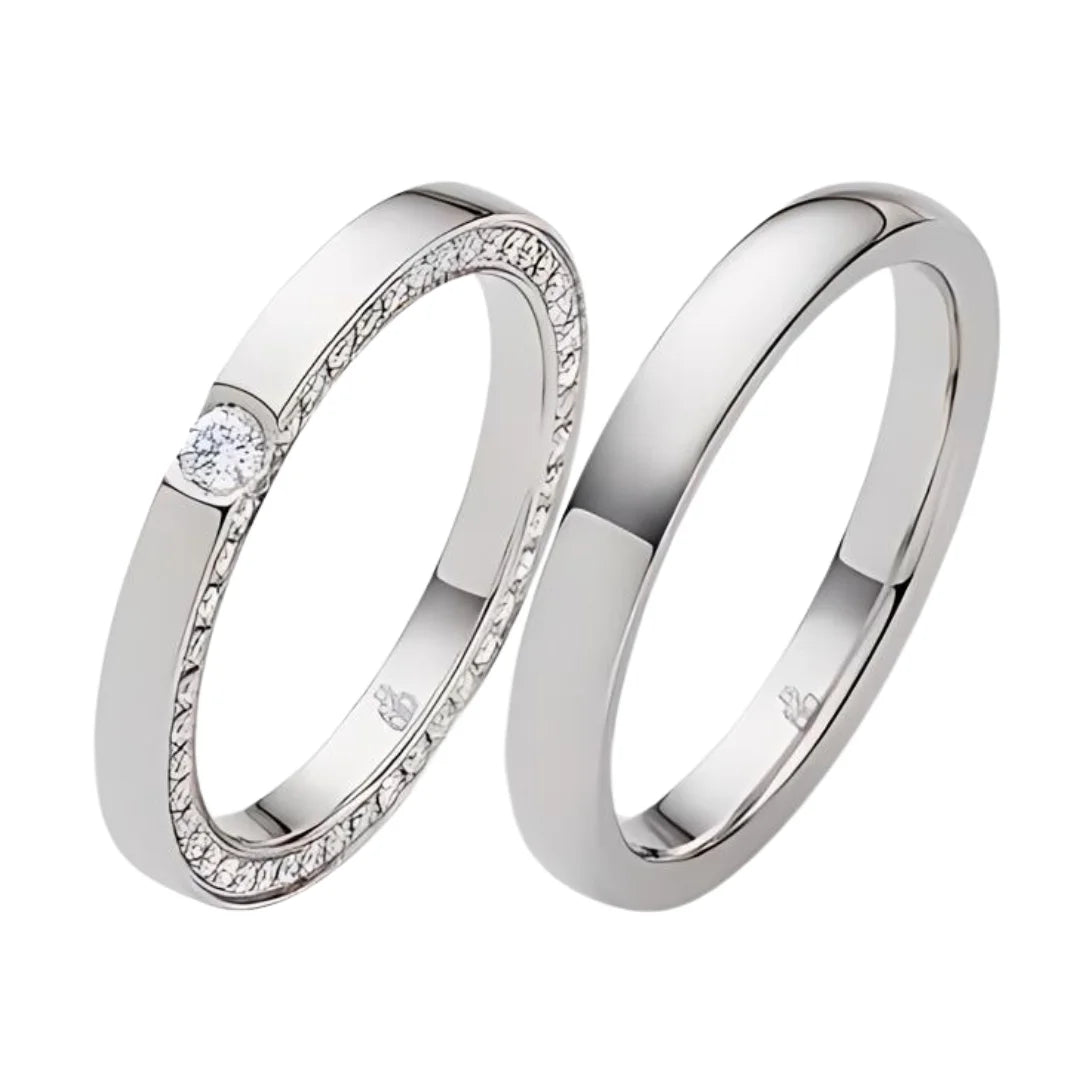 Rauschmayer Trauringe mit 46 Brillanten 0.275 ct./ges - 02104