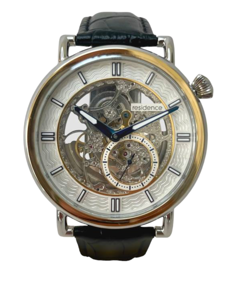 Residence Skelett Automatik Lederarmband Herrenuhr - AS 9216