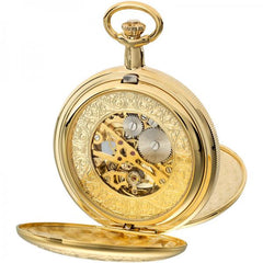 Residenz Goldene Taschenuhr mit Doppeldeckel - AS 9013