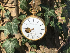 Residenz Klassische goldene Taschenuhr - AS 9106