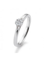 Bague de fiançailles Breuning en or 18 carats Fleur avec diamants - 41/05716