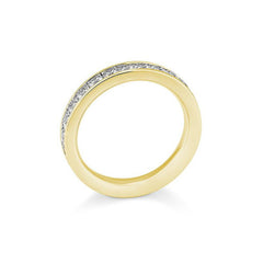 Bague fine Mémoire Carrée en diamants – Bague élégante avec diamants - 41062820