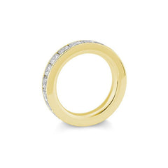 Bague fine Mémoire Carrée en diamants – Bague élégante avec diamants – 41062840