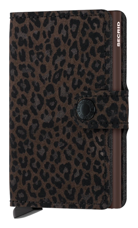 Secrid Miniwallet Leo Brown mit Gravur - MLe-Brown