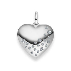 Silver classics 2021 Anhänger Silber 925 weiss – Herz Motiv mit Zirkonia - 6256.08941/0001