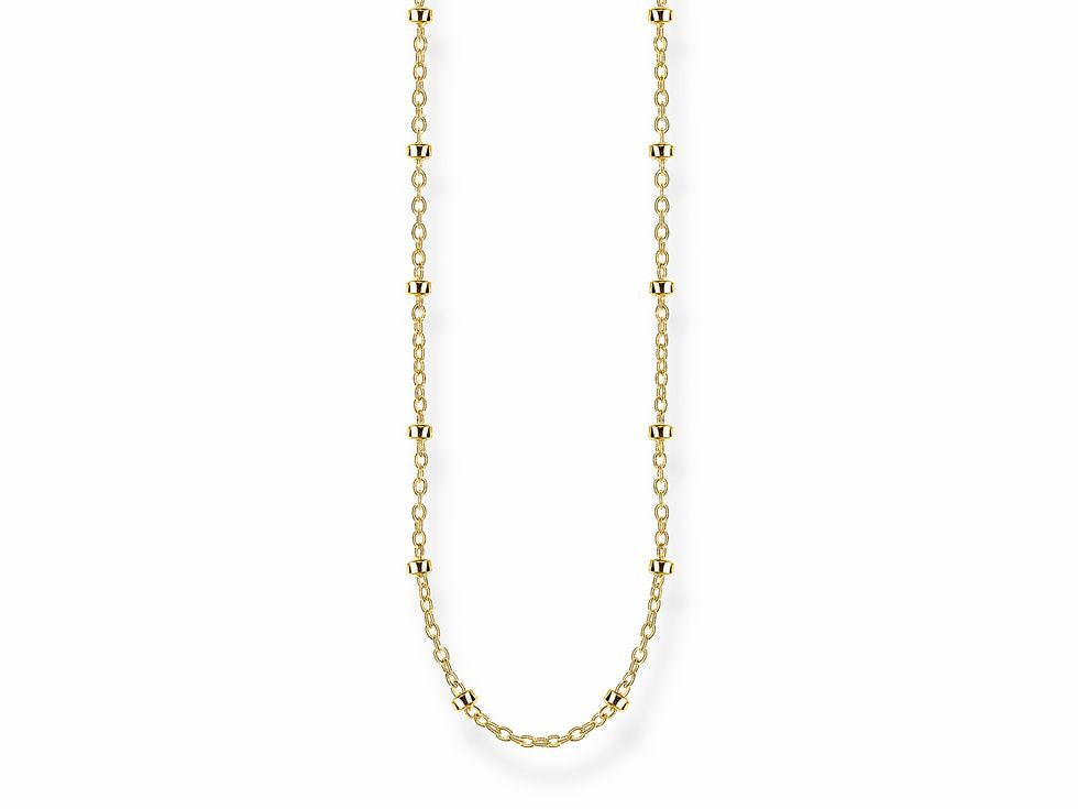 Thomas Sabo Erbskette 925 Sterling Silber 18K Vergoldet 1,6 mm – KE1890-413-39-L50V