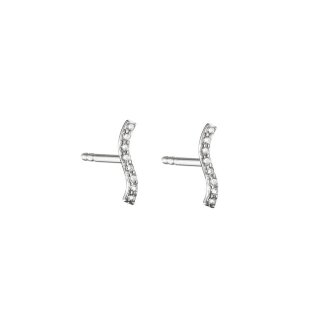 Thomas Sabo Classic TS Ohrstecker Silber 925 mit weissen Zirkonia – H2366-051-14