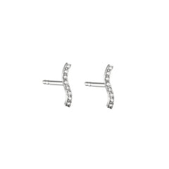 Thomas Sabo Classic TS Ohrstecker Silber 925 mit weissen Zirkonia – H2366-051-14